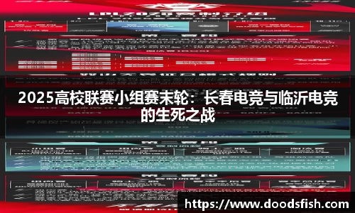 2025高校联赛小组赛末轮：长春电竞与临沂电竞的生死之战